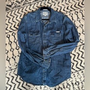 Men’s lucky brand jean shirt